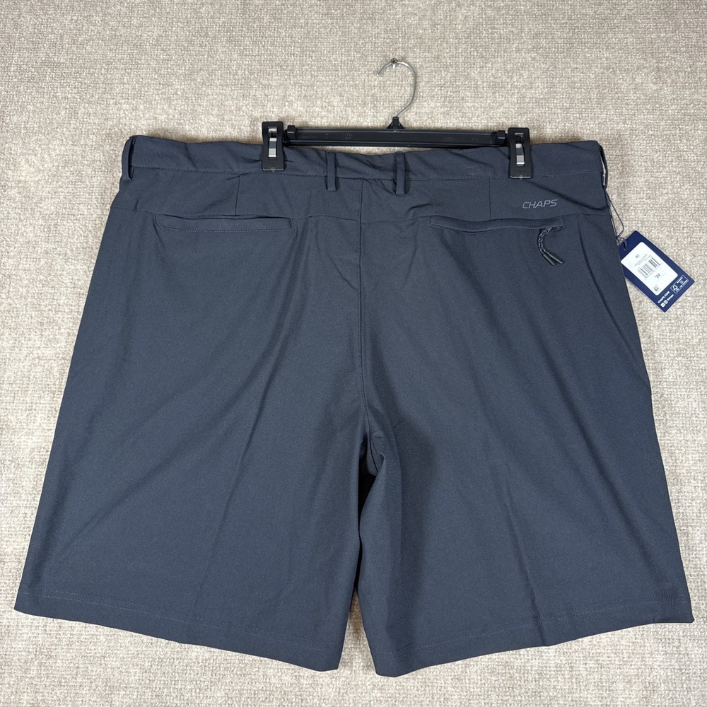 CHAPS Navy Moisture Wicking Stretch Golf Shorts Slim Fit 40" Waist 9" Inseam NWT - Picture 7 of 10